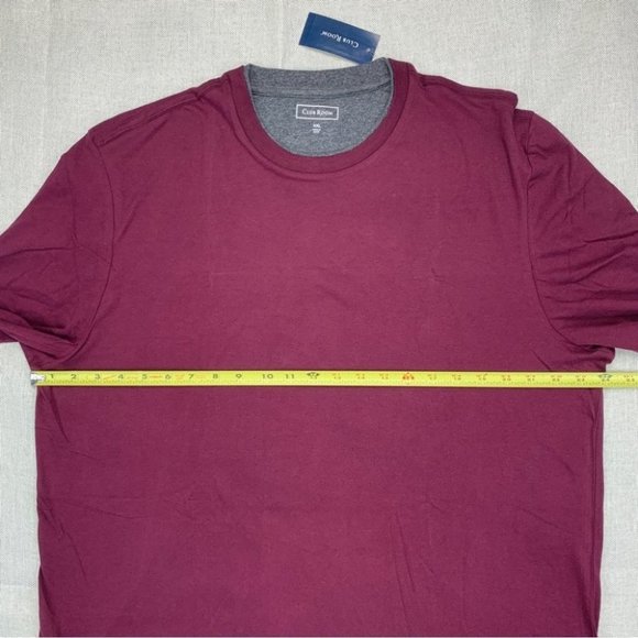 Club Room Mens Doubler Red Cotton Crewneck Tee T-Shirt Top  Size XXL - Picture 11 of 12